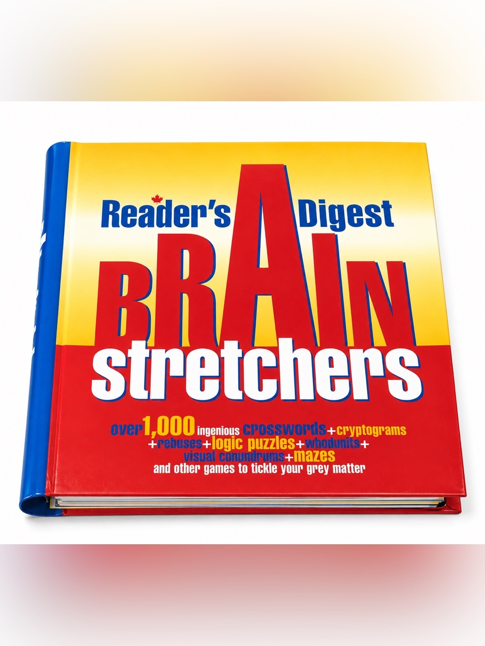 Reader’s Digest Brain Stretchers 1000+ Puzzles Hardcover Brain Games Book